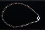  Bratara Pirita Disc Fatetat 4x6 - Onix Rotund 6x6 mm - Accesorii de Gold Filled - 1 Buc