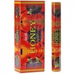 HEM Betisoare Parfumate HEM Honey - 15 g - Parfumul Abundentei Aurii - Incense - 1 Set