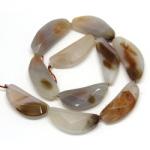  Agata Margele Pietre Semipretioase Neregulate Fatetate- 39 x 17 mm