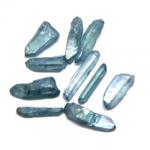  Cristal Natural Cuart Aqua Aura Brut 25x11 mm ( M ) - 1 Buc
