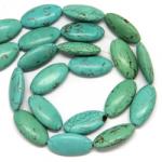  Magnezit Colorat Margele Pietre Semipretioase Oval - 30 x 15