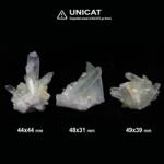  Cuart cu Ajoit Mineral Natural Rulat - 41-51 x 32-48 x 13-26 mm - ( XXL ) - 1 Buc