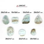  Cabochon Hemimorfit Druzy 19-35 x 16-23 x 5-9 mm - Unicat