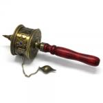  Roata Dorintelor din Alama - Obiect Ritualic pentru Intentii si Manifestare - 19 x 6, 5 x 6 cm - 1 Buc