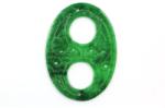  Pandant Jad sculptat - 52-54 x 36-37 x 2 mm - 1 Buc