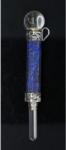  Pandant Bagheta Lapis Lazuli - Varf Cuart - Sfera Cuart 9 cm