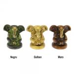  Zeul Elefant Ganesha - Figurina din Bronz 5, 5 x 5 cm - 1 Buc