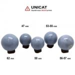  Sfera Angelit Mineral Natural - 47-62 mm - 1 Buc