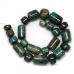  Crisocola Margele Pietre Semipretioase Tub - 8-23 x 12-16 mm