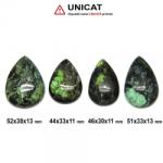  Pandantiv Gaspeit - 44-52 x 30-38 x 11-13 mm