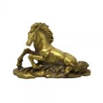  Statueta Cal din Bronz 21x16x5 cm - Talisman pentru Evolutie Rapida si Determinare - 1 Pereche