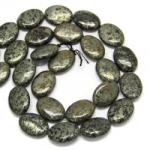  Pirita Margele Pietre Semipretioase Oval - 25 x 18 mm