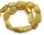  Margele Bijuterii Opal Galben Neregulat Fatetat 24x17 mm