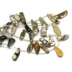  Jasp Oceanic Margele Pietre Semipretioase Neregulate - 22-33 x 9-14 mm