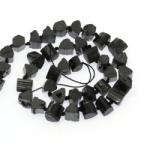 Margele Bijuterii Turmalina Neagra Neregulat - 9x8 mm