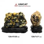  Cuart Negru - Morion in Matrice cu Suport Naturala Bruta - 129 x 71-147 x 50-71 mm - ( XXL) - 1 Buc