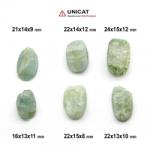  Cabochon Acvamarin Druzy 16-24 x 13-15 x 8-12 mm - Unicat
