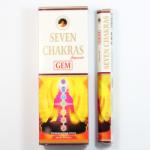 Ppure Betisoare Parfumate PPURE GEM Seven Chakras - 15 g - Alinierea Centrilor Energetici - Incense - 1 Set