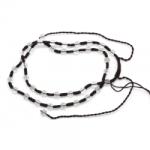  Colier Mala din Cuart Rotund 6 mm - Inchidere Siret