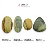  Cabochon Jasp Policrom 35-49 x 24-36 x 5-8 mm - Unicat
