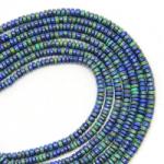  Azurit cu Malachit Margele Pietre Semipretioase Disc 1-3 x 4 mm