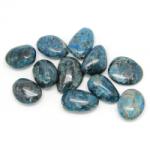  Apatit Albastru Rulat Natural 20-28 x 15-25 mm -1 Buc