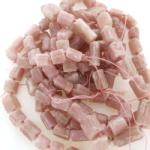  Turmalina roz tub brut neregulat 11 x 8 mm