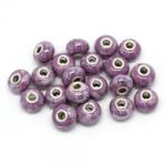  Margele Ceramica Tip Pandora Violet - Rotunda Violet - 11x16 mm - 1 Buc