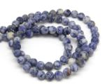  Cuart Albastru Mat Rotund Margele Pietre Semipretioase pentru bijuterii 8 mm