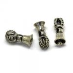  Charm Argint 925 Vajra (Dorje) - 10, 8 x 4, 8 mm - 1 Buc