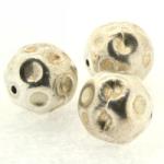  Margele din metal placat rotund neregulat 18x17 mm - 3 buc