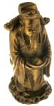  Inteleptul Fuk cu Pepita de Aur (Steaua Bogatiei) - Figurina din Bronz 53 mm