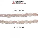  Cuart Roz Neregulate Fatetate - 10-22 x 9-12 mm - Margele Pietre Semipretioase