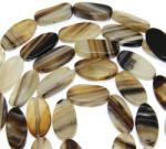  Margele Bijuterii Agata Sardonix Oval 24x13 mm