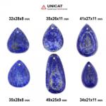  Cabochon Lapis Lazuli cu Gaura 34-49 x 21-28 x 8-11 mm - Unicat