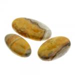  Cabochon Jasp Bumble Bee 40-51 x 21-27 x 7 mm