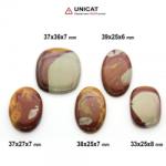  Cabochon Jasp Noreena 33-39 x 25-36 x 6-8 mm - Unicat