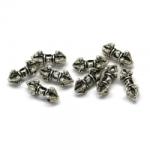  Charm Argint 925 Vajra (Dorje) - 12.8 x 6.5 mm - 1 Buc