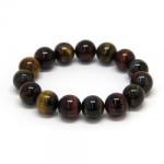  Bratara Ochi de Tigru Mix cu Ochi de Soim Diametru 58 mm, Rotund 14 mm