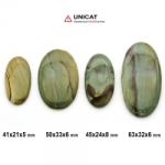  Cabochon Jasp Policrom 41-63 x 21-33 x 5-8 mm - Unicat