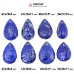  Pandantiv Lapis Lazuli cu Gaura 38-45 x 22-32 x 8-12 mm - Unicat