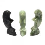  Delfin Sarind - Figurina din Jad - 91-93 x 44-49 x 21-22 mm - 1 Buc