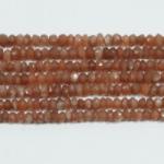  Piatra Lunii maro disc 4 x 2.5 mm