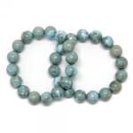  Bratara Larimar Diametru 62 mm Margele Rotunde - 13-13, 9 mm