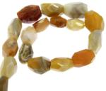  Agata de Botswana Galbena Butoias Fatetata Margele Pietre semipretioase pentru Bijuterii 16x10 ~ 21x15 mm