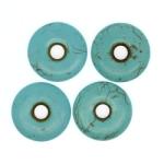  Piatra PI Magnezit Vopsit - Amuleta Shamanica - Donut 30x6x6 mm - 1 Buc