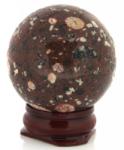  Sfera Riolit rosu 40 x 40 mm