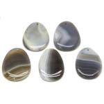  Pandantiv Agata de Botswana in Forma Neregulata - 52-56 x 40-44 x 7-8 mm - 1 Buc