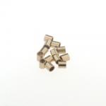  Crimp Tubular Rose Gold Filled - Shiny Tubes 2.0 x 2.0 mm - 5buc