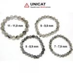  Bratara Titan in Cuart Diametru 58 mm din Margele Rotunde - 7- 11, 9 mm